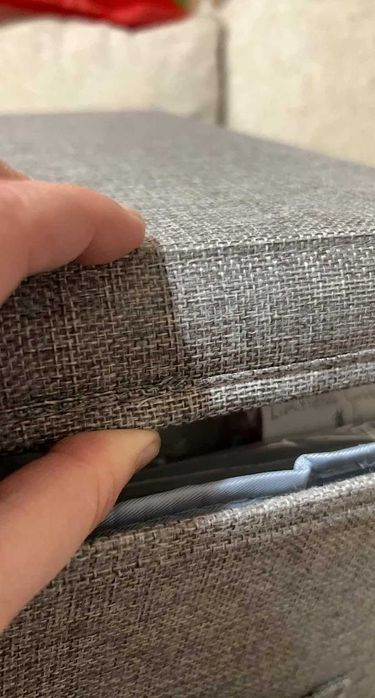 Контейнер органайзер для хранения с крышками, декоративные ящики для