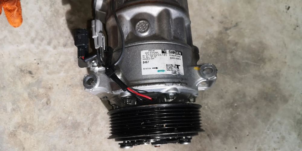 compresor ac nissan renault 2021 juke qashqai, renault capture kangoo 92600au000 92600au010 92600au01a 92600au01b
