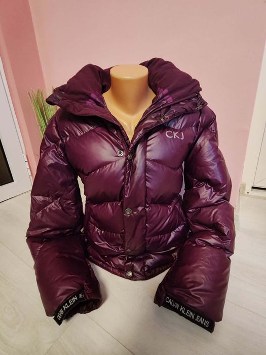 Geacă Calvin Klein cu puf de rață