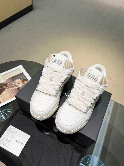 #NOU# Amiri MA-1 Triple White Editie Limitata - Livrare Verificare