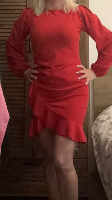 Rochie rosie orice ocazie