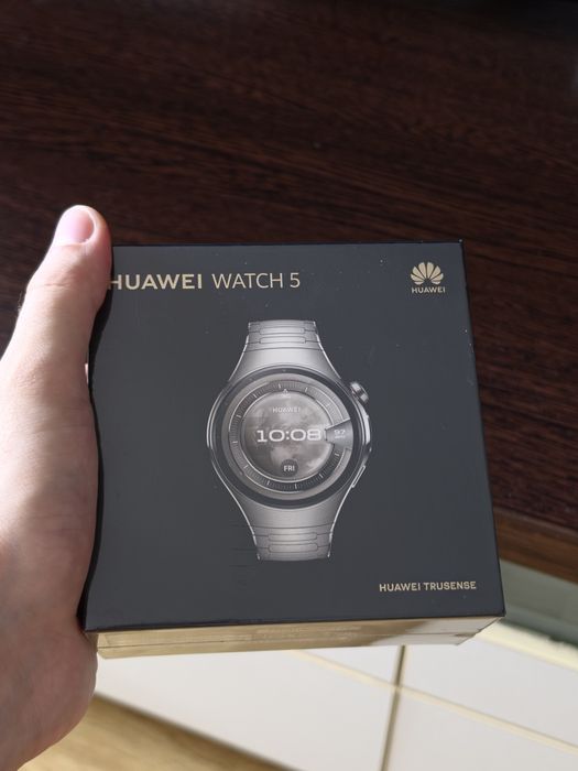 Huawei watch 5 titan 46 mm, noi, sigilat