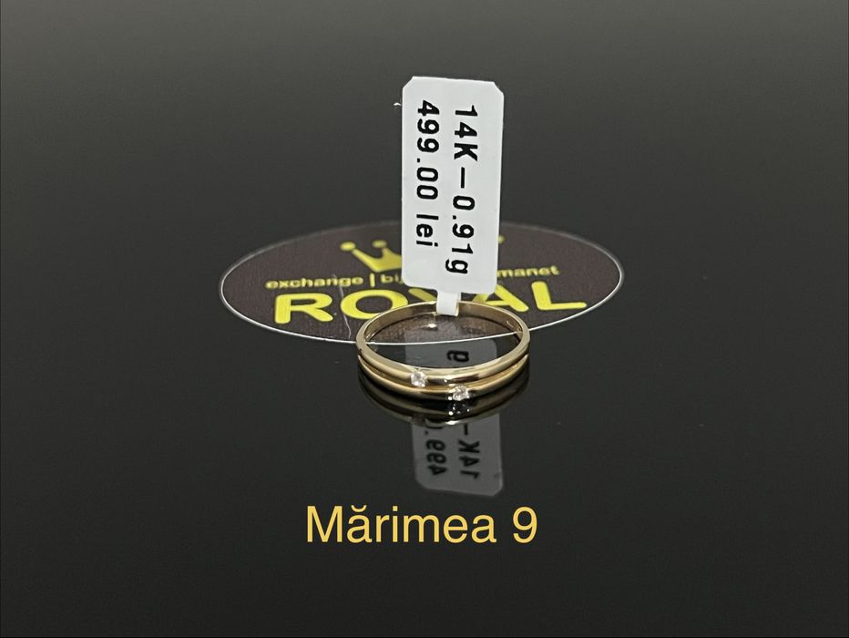 Bijuteria Royal CB : Inel dama aur nou 14k 0,91gr