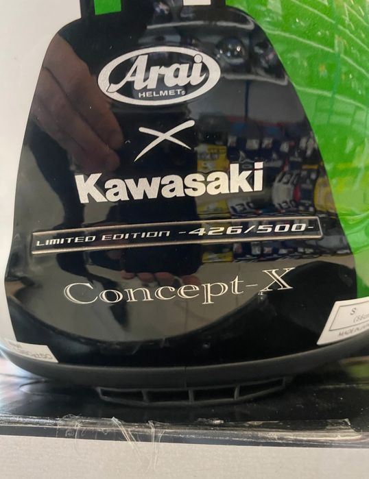Arai concept X Kawasaki limited edition 426/500