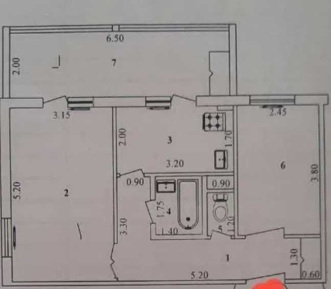 2х комнатная квартира Кадышева срочно улучшенная планировка