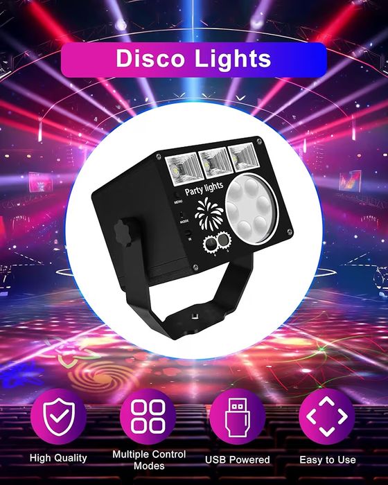 Lumini disco/nunta/craciun 3 in 1