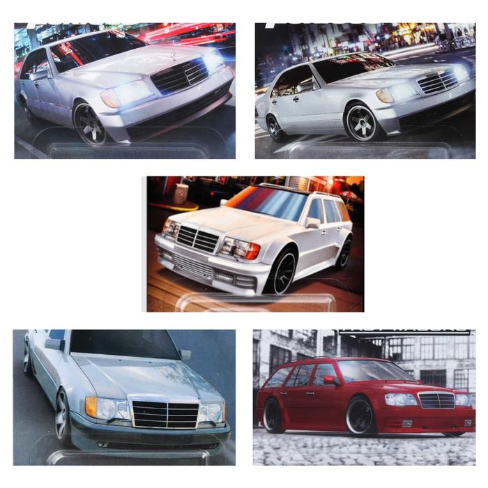 Hot Wheels Mercedes-Benz E 36 AMG; 500 E; 500 SEL