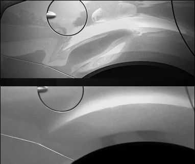 Премахване на следи от градушка  без пребоядисване ПДР .