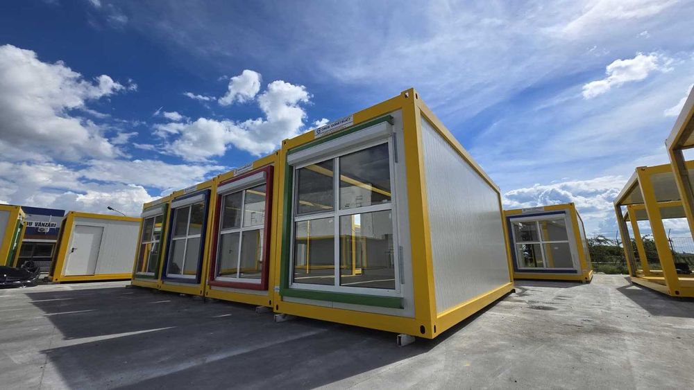 Containere Birou, Locuit Cabina, Paza, Locuit, Cazare, Santier,Sanitar