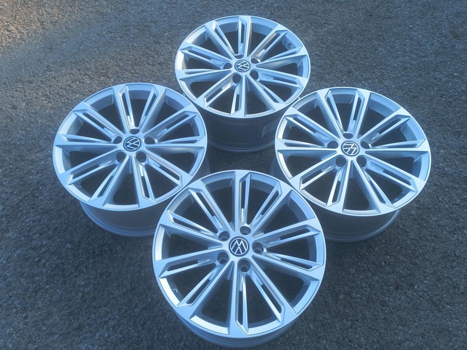 18"Verona 8j et35 Vw Golf Passat Tiguan Touran Caddy T-Roc Seat Skoda Чисто Нови.