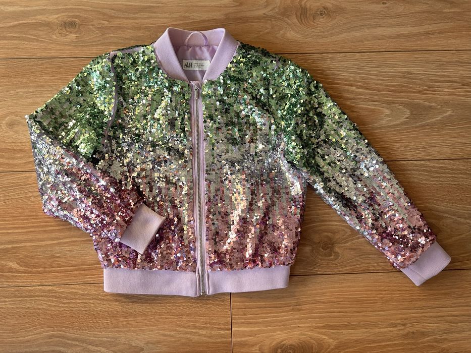 Jacheta paiete H&M fetite 6-7 ani