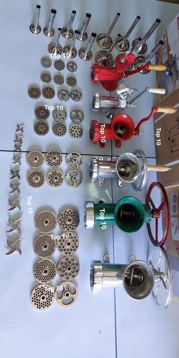 Решетки и ножове за месомелачки.  Електрически и ръчни месомелачки.