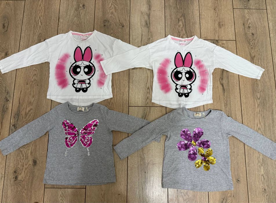 Продам хб майки COTTON с длинным рукавом на 3 -4 года.