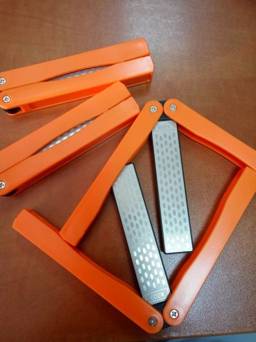 Диамантено точило за ножове с двустранен грит плочка с нова промо цена