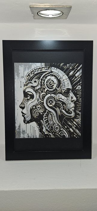 Tablou abstract printata 3D