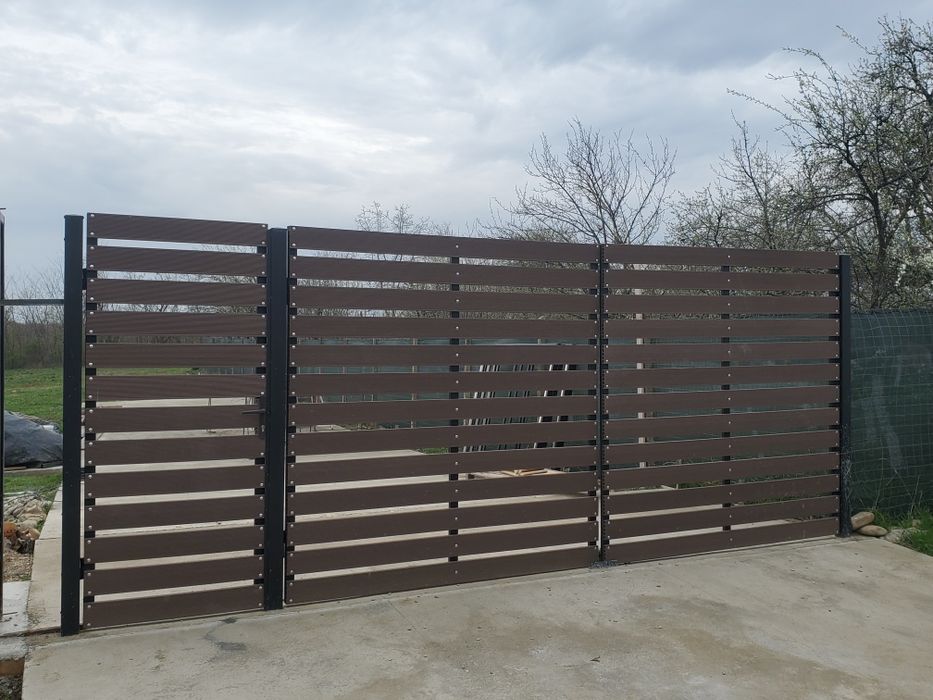 Vând poarta dubla+usa single