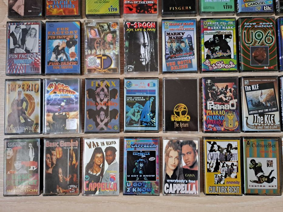 Casete audio anii '90 - Eurodance - albume