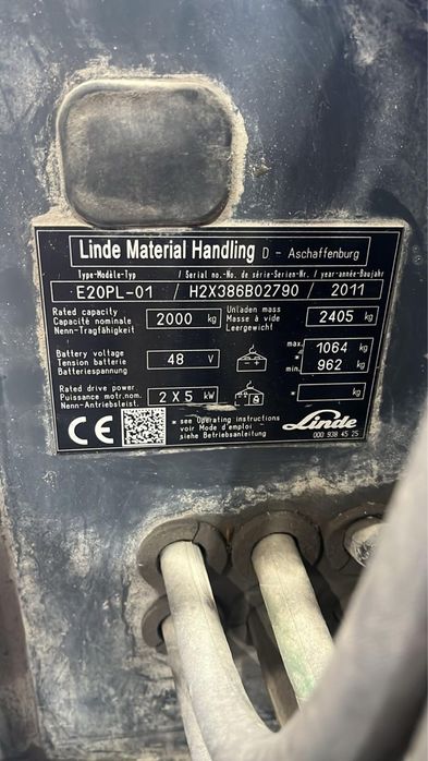 Stivuitor electric Linde