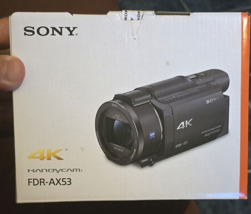 vand Camera video SONY HandyCam
FDR-AX43B, 4K, Wi-Fi, negru