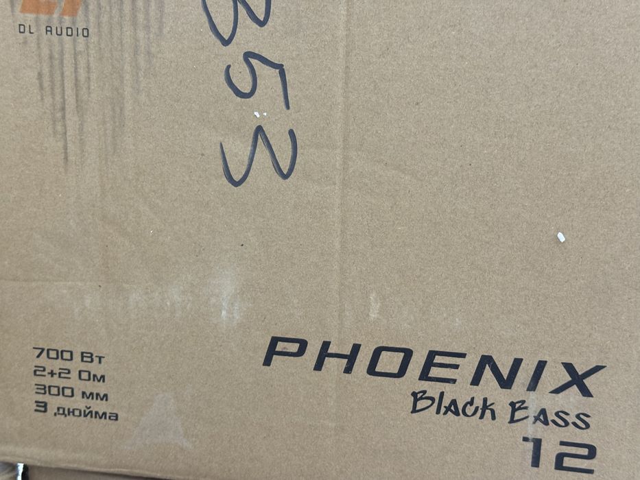 Сабвуфер/Sabvufer Dl Audio Phoenix Black Bass 12(700RMS)(machete,jbl)