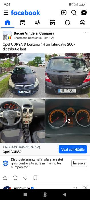 Opel CORSA D  14 benzina