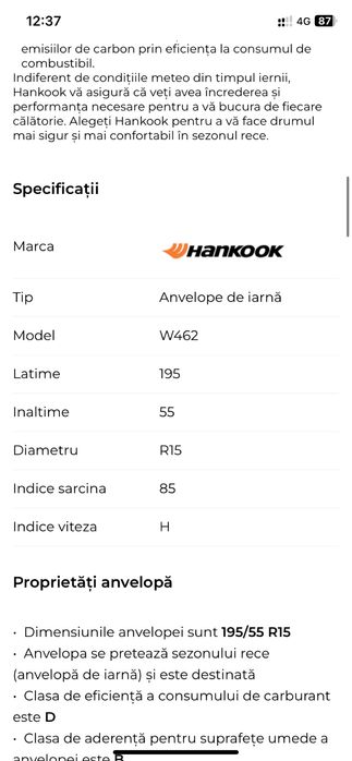 Jante aliaj & Anvelope iarnă