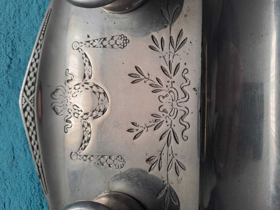 set birou calimara tusiera veche