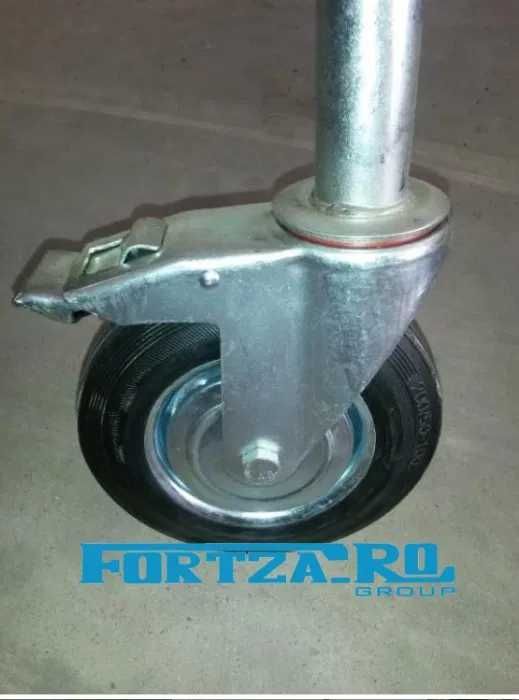 Rota cu frana pentru schela model Italian