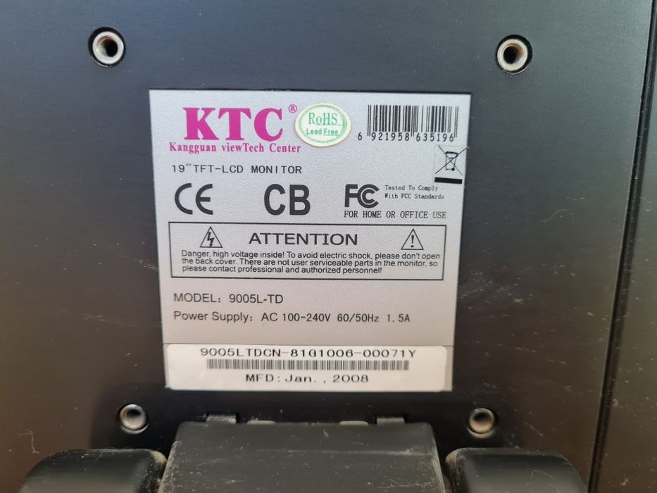 Монитор 19 " KTC