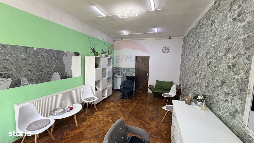 Spațiu comercial la strada + bar/cafenea în Centru Medias