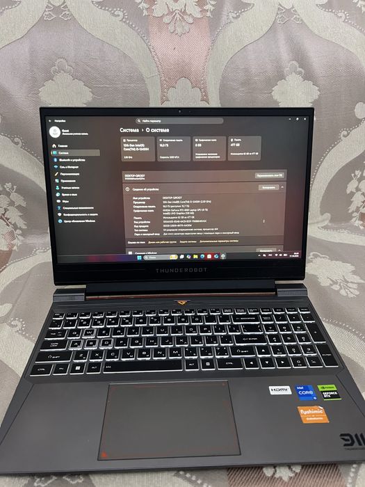 Thunderobot G2pro / RTX 4060 8gb/ i5 12450h