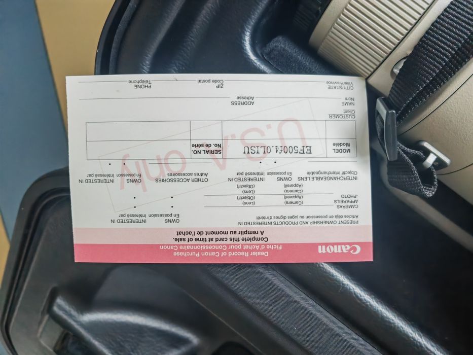 Canon EF 500mm f/4.0L IS USM -(Обектив)