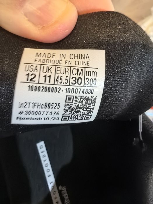 Мъжки маратонки Reebok  чисто нови. 45/5 30 см