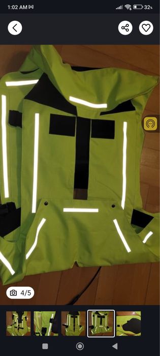 Vesta air bag airbag refolosibila in caz de accident moto motocicleta