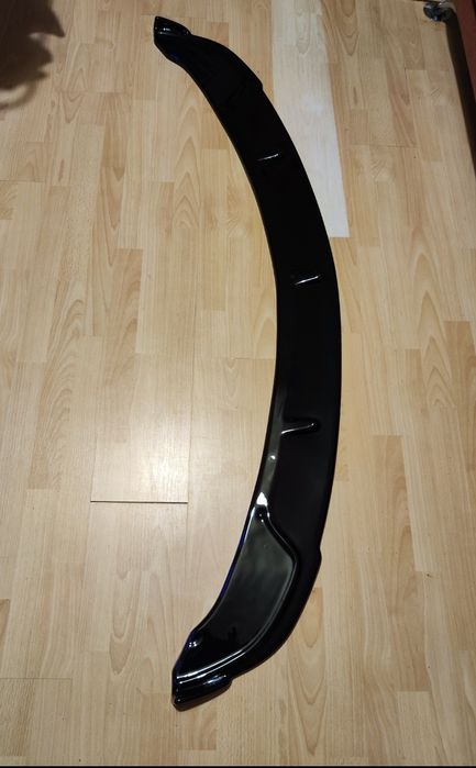 Prelungire lip spoiler bara fata BMW Seria 3 E90/E91 Facelift Negru