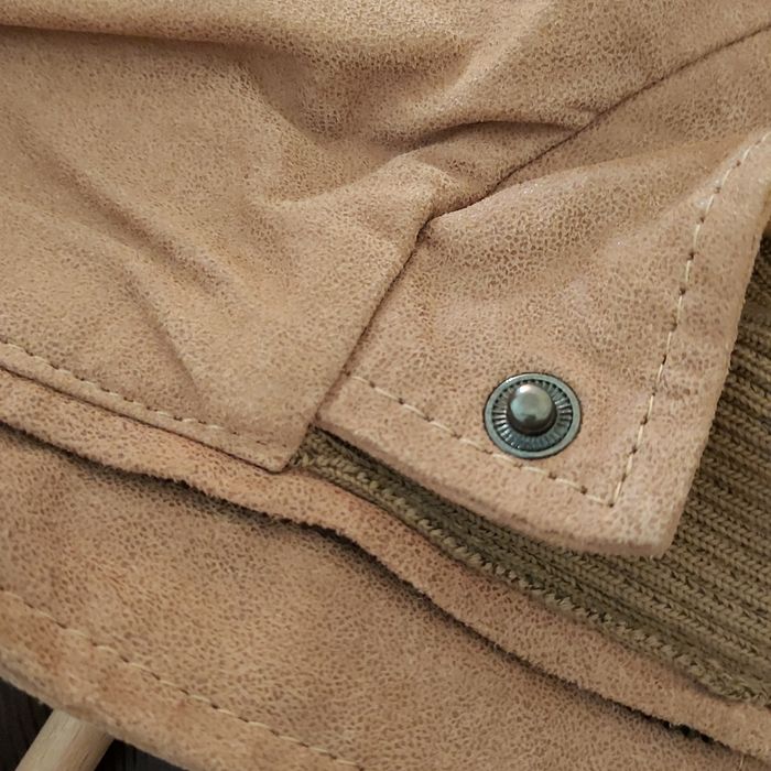 Geaca aviator, tip bomber din piele naturala. Marimea XL.