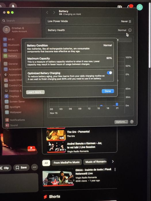 Vand Macbook Pro M1 16”