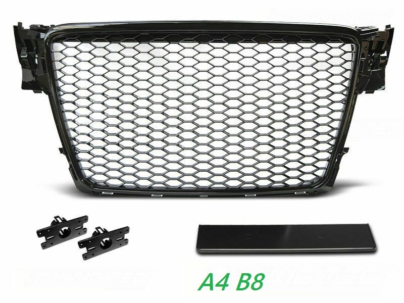 Grila Centrala RS Style Audi TT 8J A3 8P 8V A4 B7 B8 B9 A5 F5 A6 C6