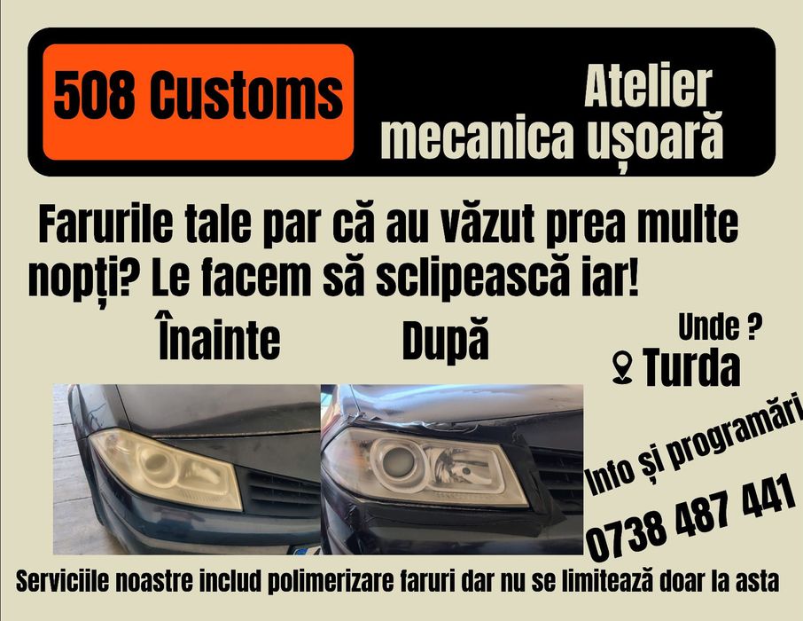 Polish faruri prin polimerizare