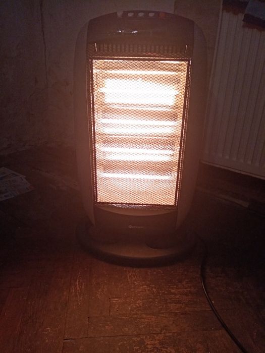 Radiator electric cu halogen