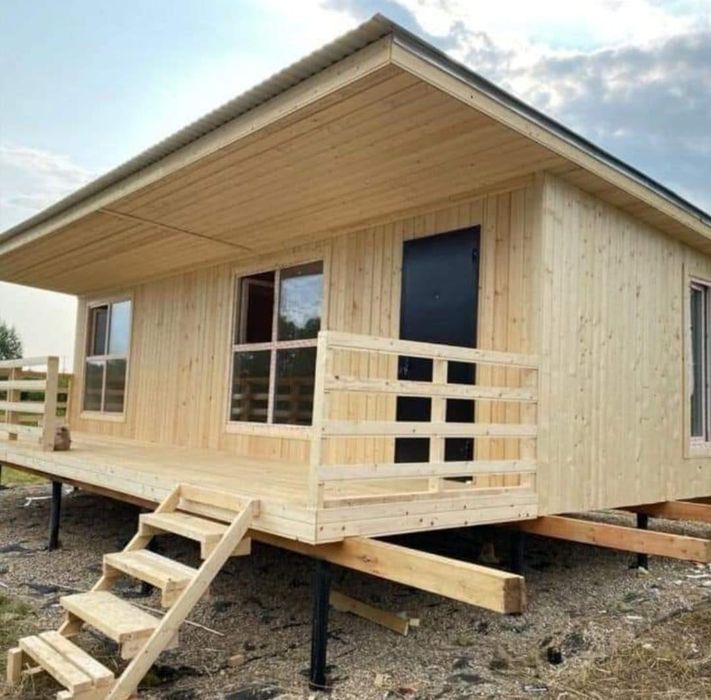 Vindem cabane din structura de lemn