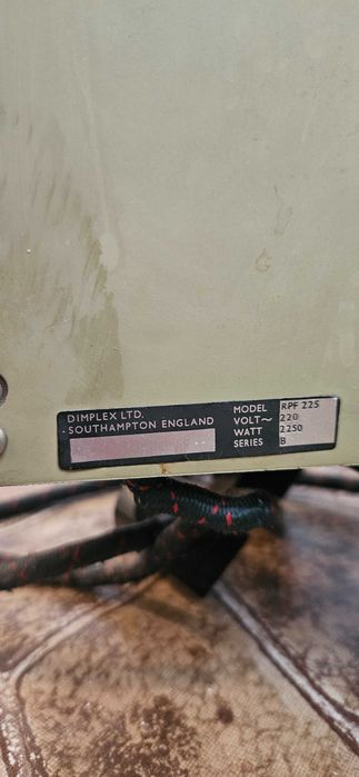 Ретро английска Инфрачервена електрическа печка за отопление Dimplex