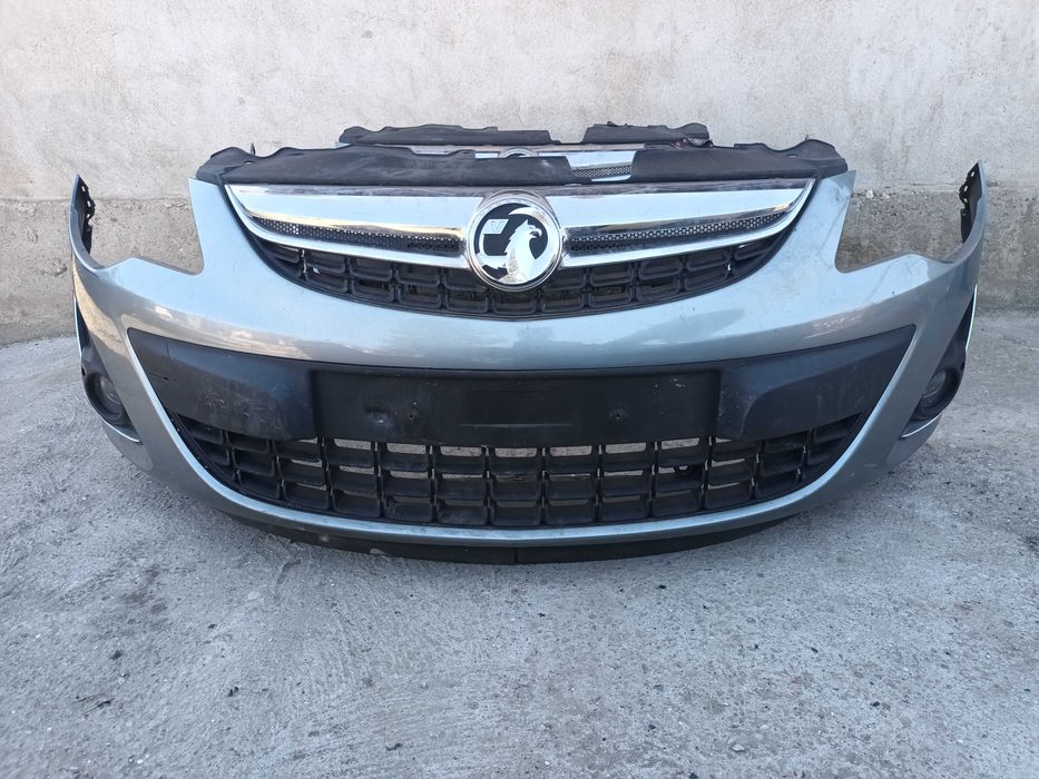 предна броня за опел корса д фейс маска решетки халогени OPEL CORSA D