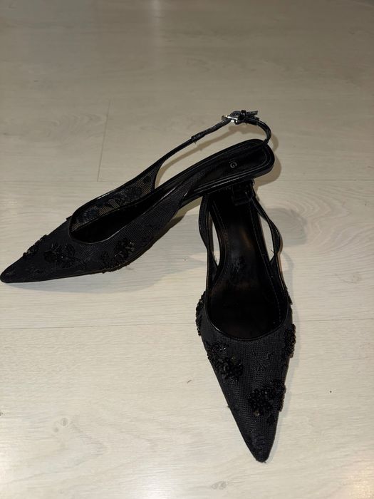 Обувки с ток Mango