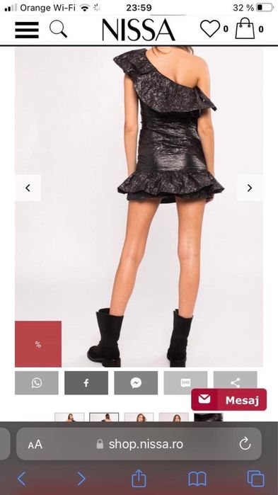 Rochie Nissa deosebita marimea 36