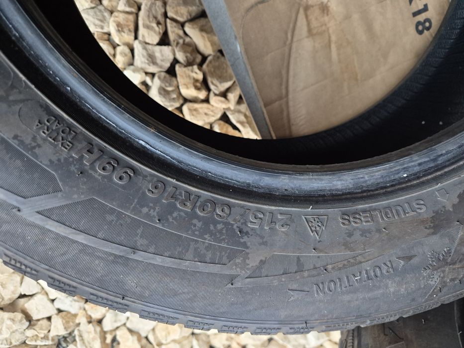 Vând cauciucuri 215/60/16 M+S 2 buc imp Germania  dot 2023