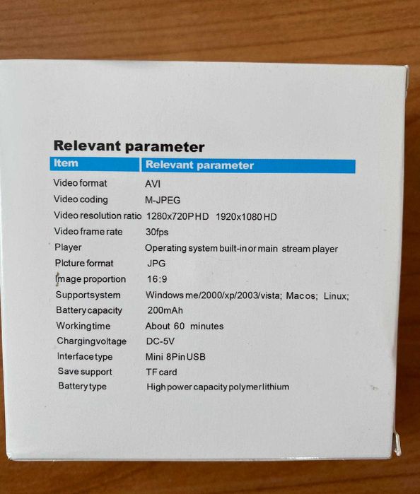 Мини Камера въртяща се на 360 градуса FULL HD 1920 x 1080