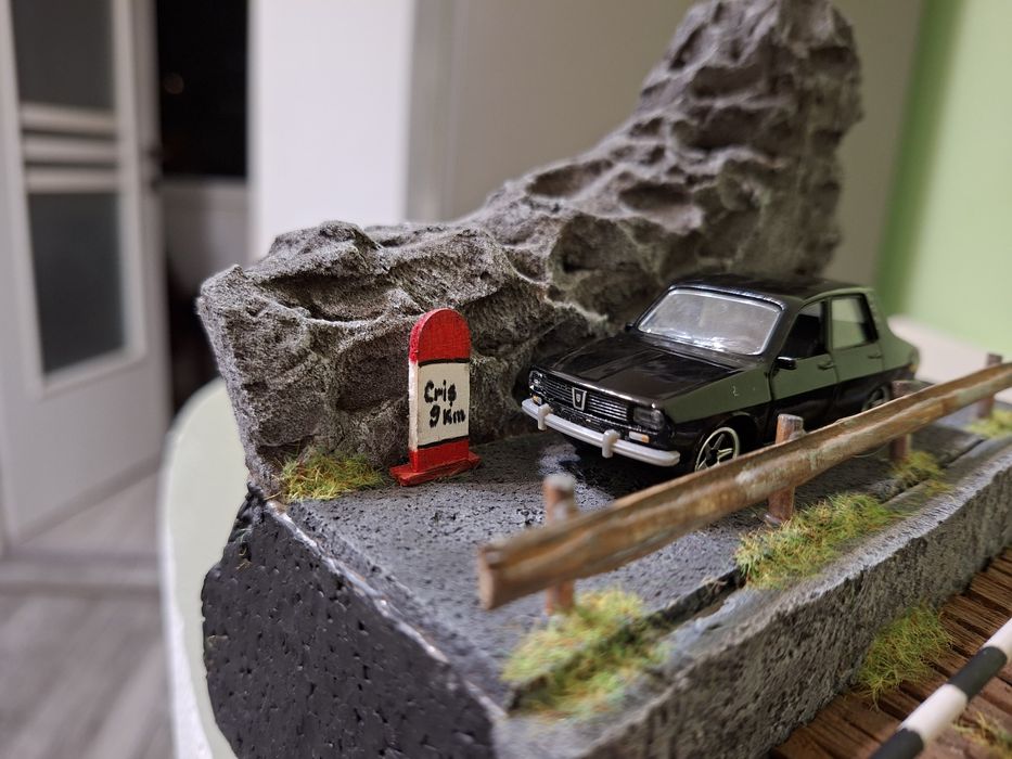 Diorama peisaj muntos