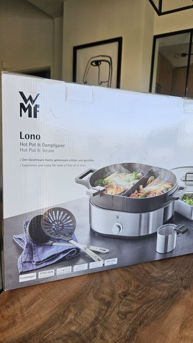 WMF Lono Hot Pot & Dampfgarer – уред за китайско фондю и готвене на пара