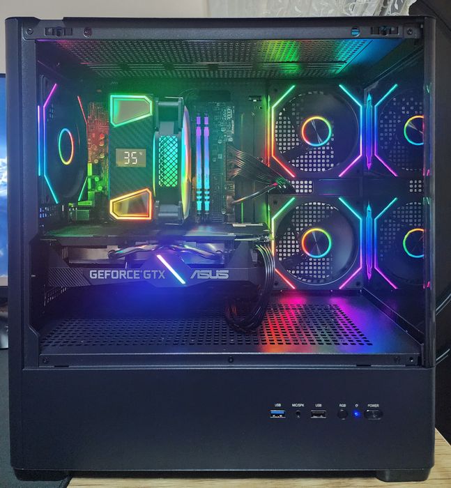 Core i5 10400F, GTX 1660Super 6Gb, DDR4 16Gb 2x8 RGB, SSD 512 M2 NVMe